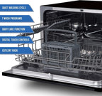 Farberware Compact 6-Station Dishwasher Portable Mini Countertop Dishwasher