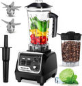 BELEAAD 1800W High-Performance Blender with 2L Capacity & 800ml Grinding Cup, Variable Speed, Multi-Purpose, Black
