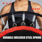 Kanchimi 40" 48" Folding Mini Fitness Indoor Exercise Workout Rebounder Trampoline with Handle, Max Load 330lbs