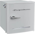 Frigidaire EFR176 Retro Compact Fridge with Chiller Mini Refrigerator Built-in Bottle Opener