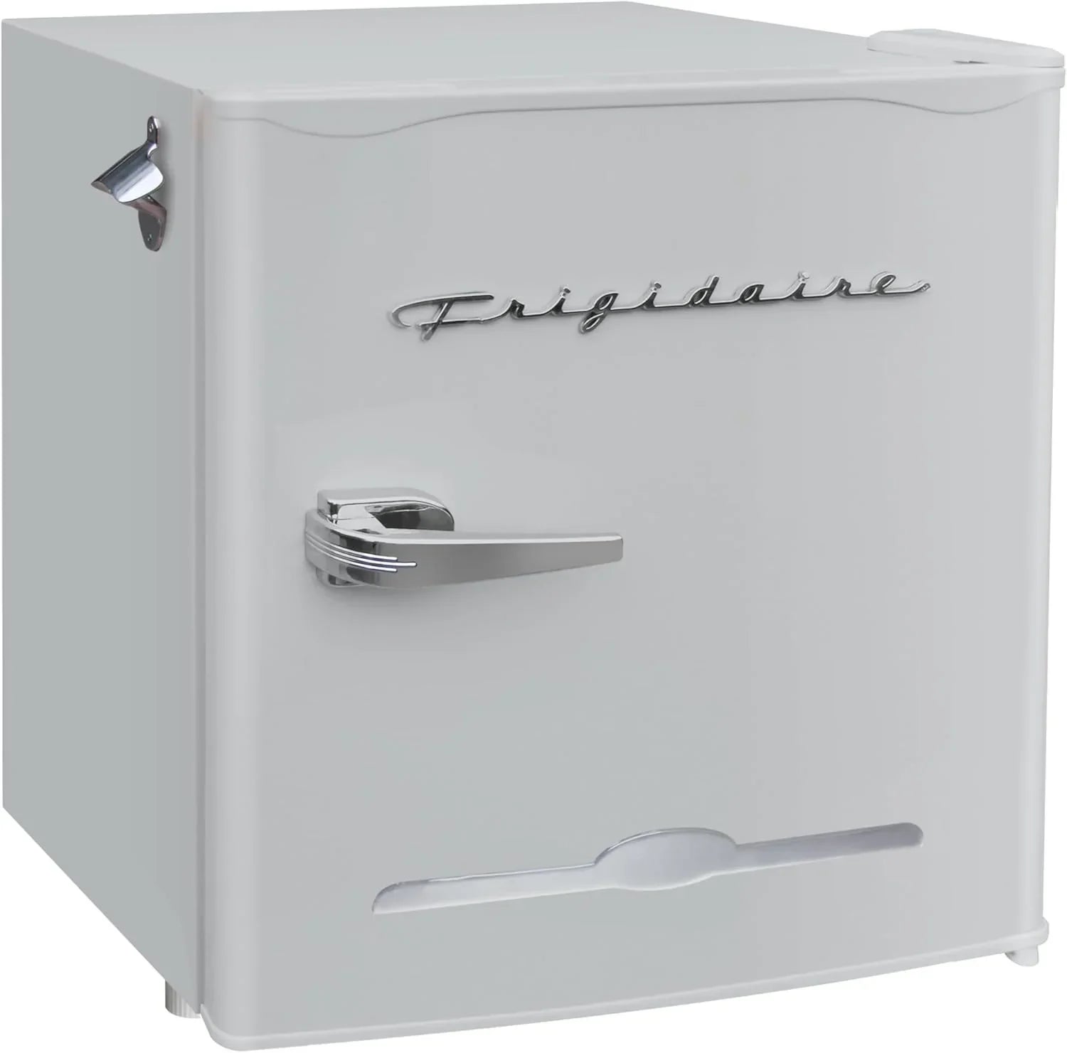 Frigidaire EFR176 Retro Compact Fridge with Chiller Mini Refrigerator Built-in Bottle Opener