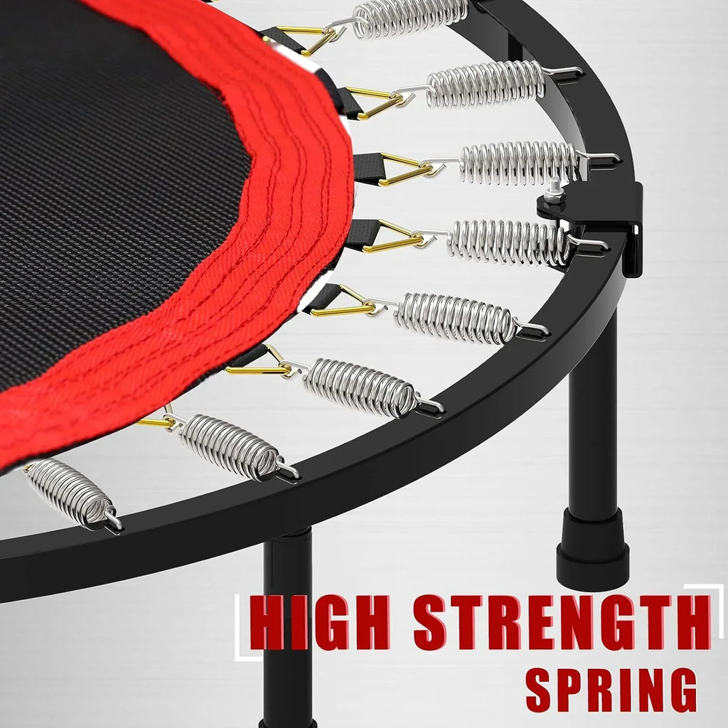 Kanchimi 40" 48" Folding Mini Fitness Indoor Exercise Workout Rebounder Trampoline