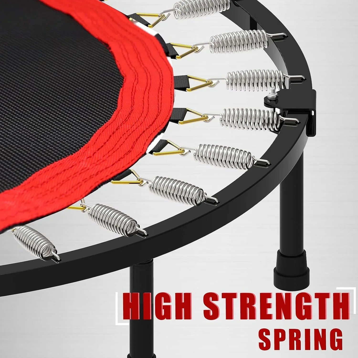 Kanchimi 40" 48" Folding Mini Fitness Indoor Exercise Workout Rebounder Trampoline
