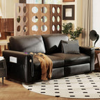 Hanherry 89" Sofa for Living Room, Modern Comfy Sofa with Medium Firm Seat Cushion, Removable Cover,Wide Armrest,USB/Type-C Port,Chenille Fabric Couches for Small Space,Apartment