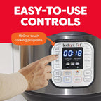 Instant Pot Duo 7-in-1 Electric Pressure Cooker, Slow Cooker, Rice Cooker, Steamer, Sauté Pan, Yogurt Maker, Warmer, and Sterilizer