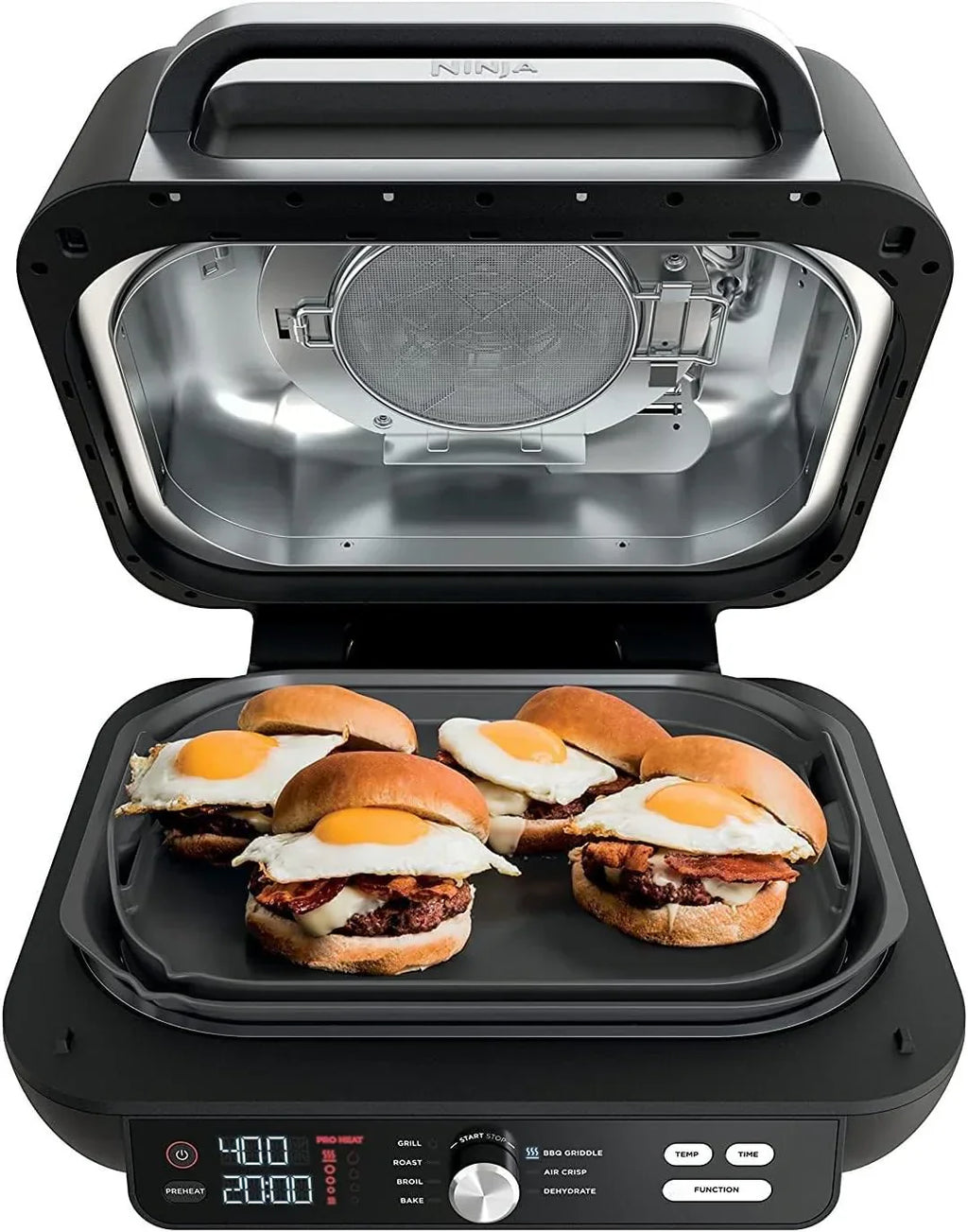 Ninja Foodi Smart XL 6-in-1 Indoor Grill with Air Fry Bake Roast Broil and Dehydrate