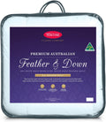 Tontine Australian Feather and Down Quilt �C Year-Round Comfort with Breathable Cotton �C Medium Weight, Machine Washable King Doona