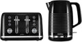 Sunbeam Black Kettle & 4-Slice Toaster Combo, 1.7L, 2400W, 7 Toast Settings