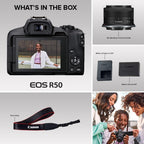 Canon EOS R50 APS-C Mirrorless Camera