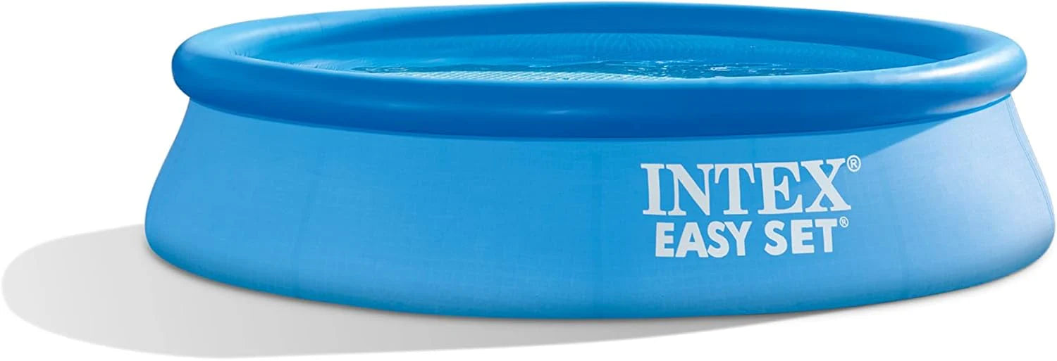 Intex 28167EH Easy Set Inflatable Swimming Pool Set: 15ft x 48in �?Includes 1000 GPH Cartridge Filter Pump �?Removable Ladder �?Pool Cover �?Ground