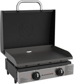 Blackstone 1666 22?? Tabletop Griddle with Stainless Steel Faceplate, Powder Coated Steel, Black