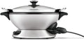 Breville Electric Wok & Steamer, Stainless Steel, Model BEW820BSS