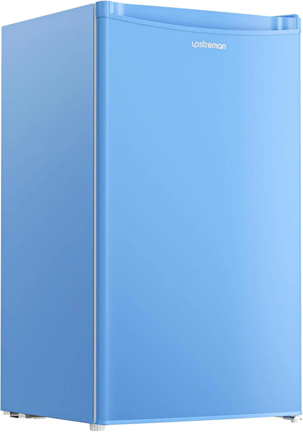 Upstreman 3.2 Cu.Ft Mini Fridge Freezer Single Door Fridge Dorm Fridge Adjustable Thermostat