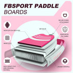 FBSPORT 11' Premium Stand Up Paddle Board Yoga Board with Durable SUP Accessories Carry Bag