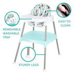 4-in-1 Eat   Grow Convertible High Chair,Polyester