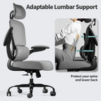 Office Chair Ergonomic Desk Chair, 330 lbs Home Mesh Desk Chair with Wheels, Comfortable Gaming Chair, High Back Office Chair