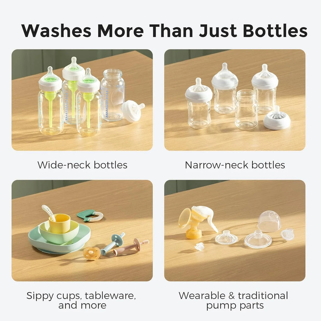Momcozy KleanPal Pro Baby Bottle Washer, Sterilizer & Dryer - All-in-One Cleaning Machine for Bottles, Pump Parts & Baby Essentials