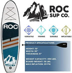 ROC inflatable stand-up paddle board SUP paddle board accessories Anti-slip comfortable deck