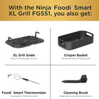Ninja Foodi Smart XL 6-in-1 Indoor Grill with Air Fry Bake Roast Broil and Dehydrate