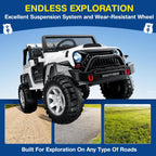L8 Ride On Car 2 Seater 12V Kids Electric Car Remote Control 4-Wheel Suspension Bluetooth Speaker