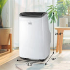 BLACK+DECKER 10,000 BTU Portable Air Conditioner for Rooms up to 450 Sq with Remote Control