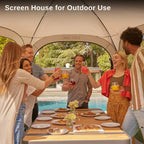 EAST OAK Screen House Tent Pop-Up Portable Screen Room Canopy Instant Screen Tent 10 x 10 FT