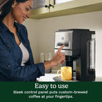 Cuisinart Coffee Maker, Custom Grind and Brew Single Cup Coffee Maker, 6 Cup Sizes, Built-in Stainless Steel Burr Mill, Adjustable Strength, Grind Control and Over Ice Feature, Easy Cleaning, DGB-30