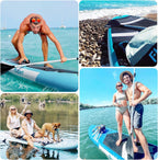 FBSPORT 11' Premium Stand Up Paddle Board Yoga Board with Durable SUP Accessories Carry Bag