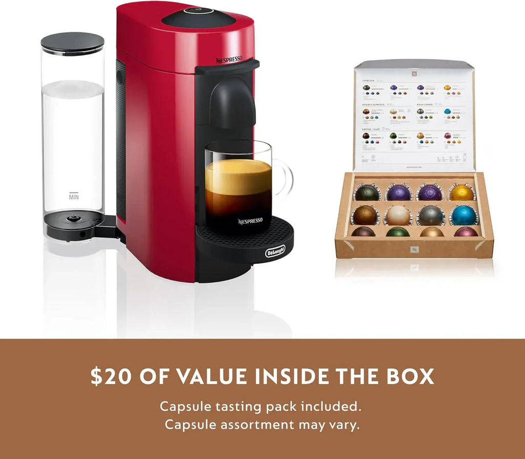 Nespresso Vertuo Plus Coffee and Espresso Maker by De'Longhi