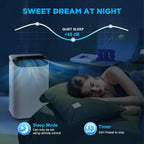 14000 BTU Portable Air Conditioners with Remote Control, 3-in-1 Free Standing Cooling AC Unit with Fan & Dehumidifier, Cools Room up to 700 sq.ft, Smart/Sleep Mode,3 Speed,Auto Swing,24H Timer