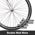WEIZE Road Bike 700C Wheel City Commuter Bicycle Shimano 14 Speed Drop Bar Racing Adult Bike