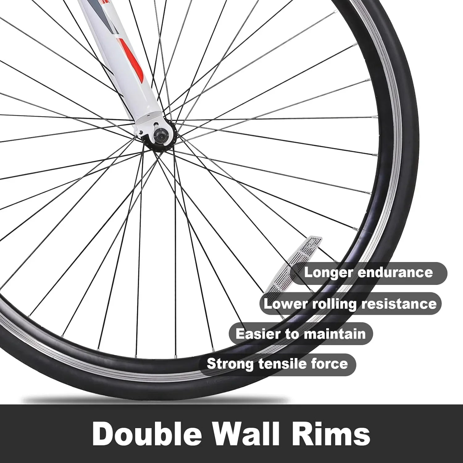 WEIZE Road Bike 700C Wheel City Commuter Bicycle Shimano 14 Speed Drop Bar Racing Adult Bike