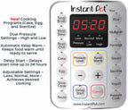 9-in-1 Multicooker, Pressure Cooker, Slow Cook, Rice Maker, Steamer, Sauté, Yogurt, Warmer & Sterilizer, Includes App With Over 800 Recipes, Stainless Steel, 6 Quarts