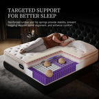 14-inch queen-size hybrid mattress with cooling gel memory foam and zoned pocket springs
