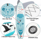 FBSPORT 11' Premium Stand Up Paddle Board Yoga Board with Durable SUP Accessories Carry Bag