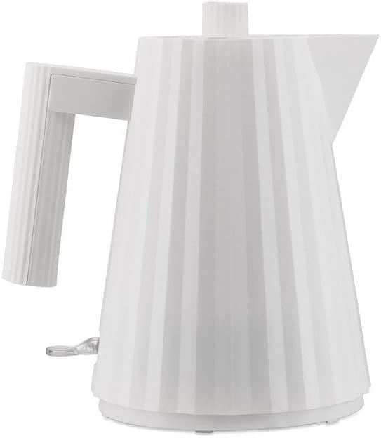 Alessi Pliss�� 1L Electric Kettle - Elegant White Design