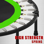 Kanchimi 40" 48" Folding Mini Fitness Indoor Exercise Workout Rebounder Trampoline