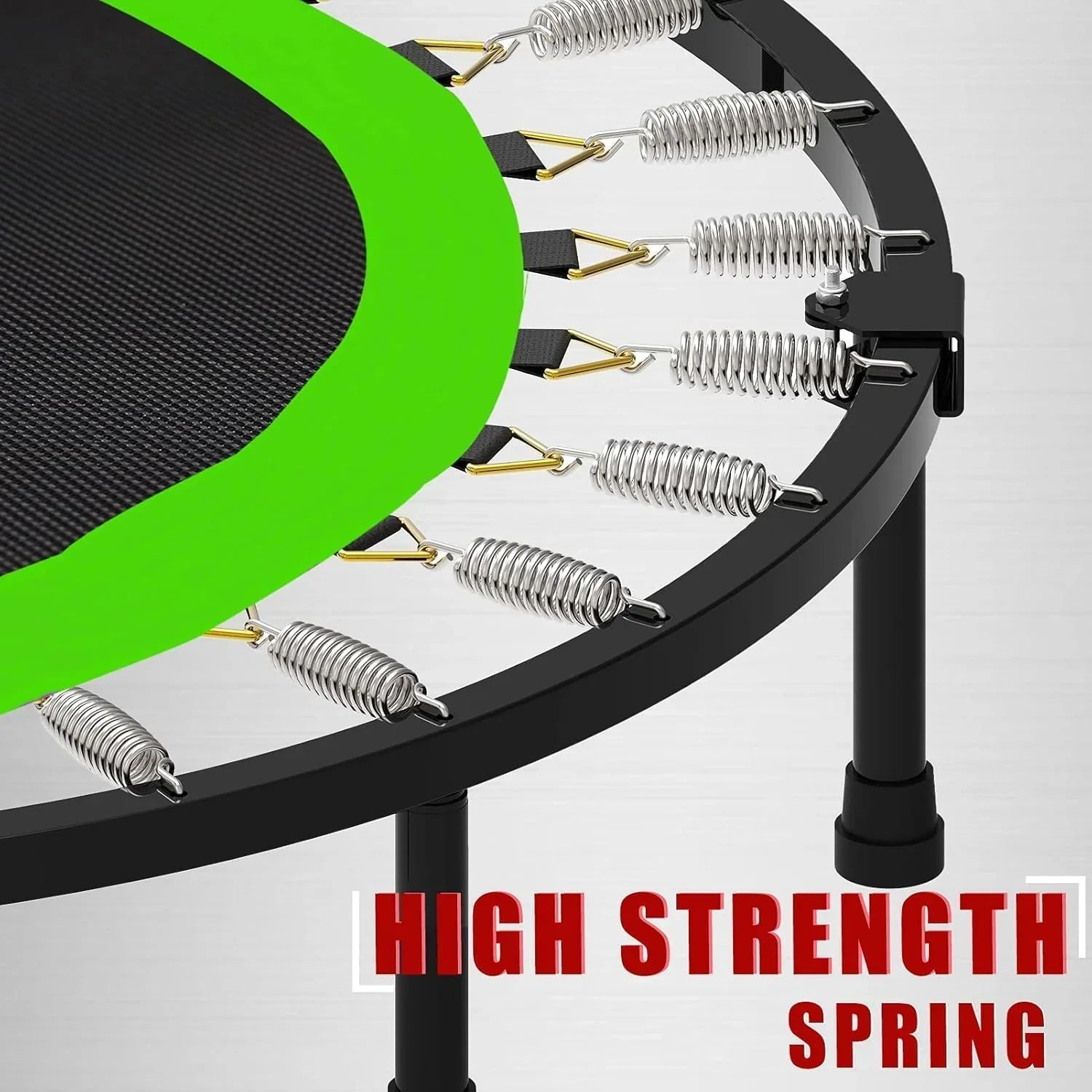 Kanchimi 40" 48" Folding Mini Fitness Indoor Exercise Workout Rebounder Trampoline