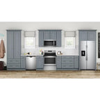 Whirlpool 21.4-cu ft Side-by-Side Refrigerator with Ice Maker (Fingerprint Resistant Stainless Steel)