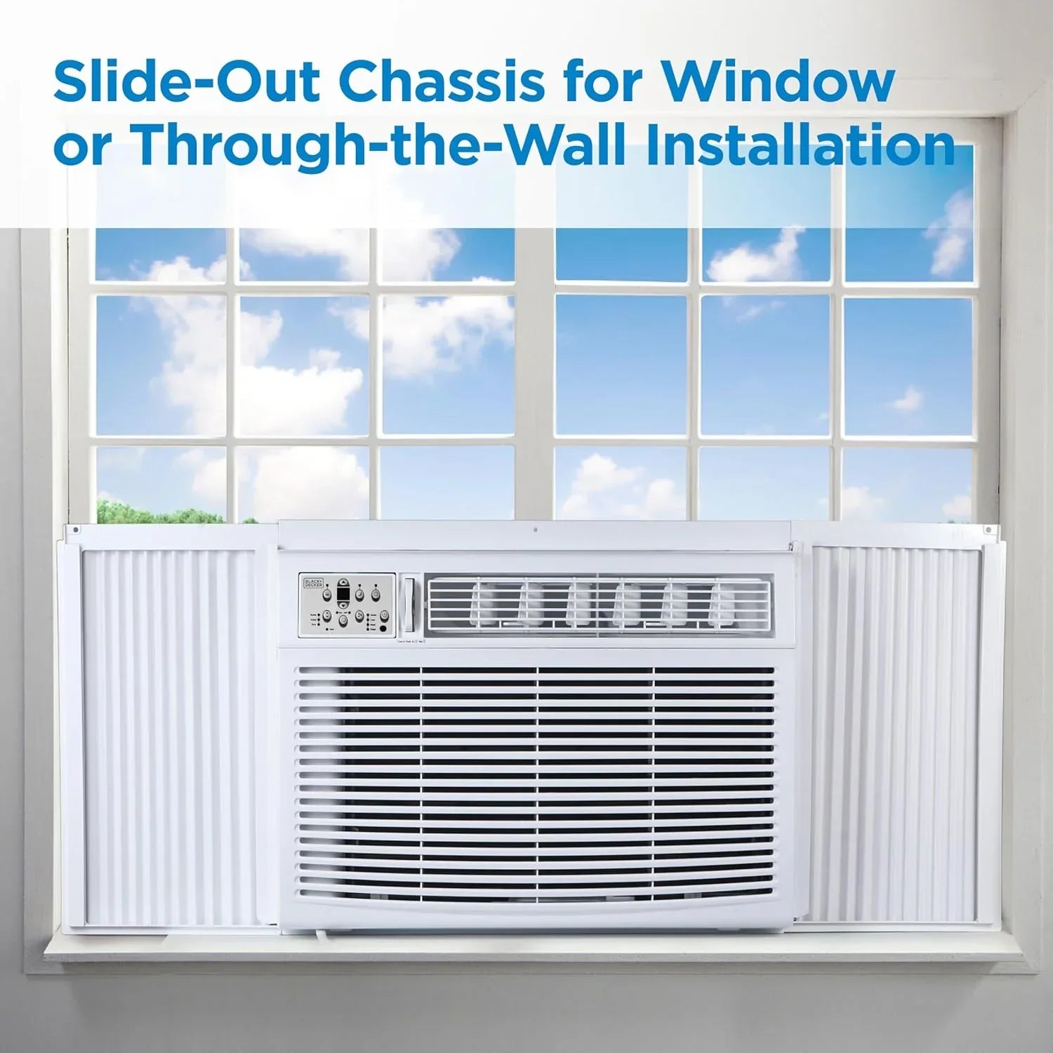 BLACK+DECKER Window Air Conditioner 5000 BTU Cools Up to 150 Square Feet AC Mechanical Controls