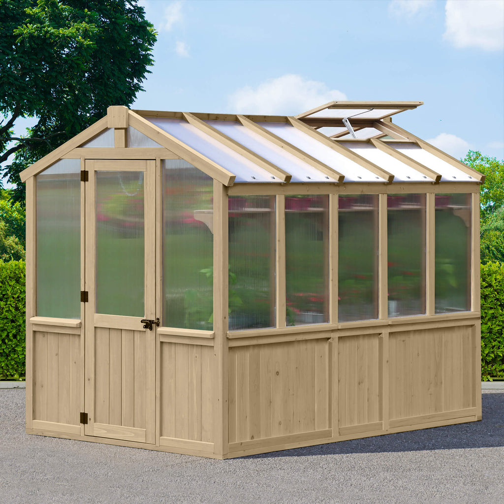 Yardistry 6.7' x 6' Meridian Greenhouse