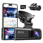 REDTIGER Dash Cam Front Rear, 4K/2.5K Full HD Dash Camera for Cars