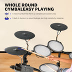 Donner Electric Drum Set For Kids Beginner, 68+ Sounds, Quiet Mesh Pad