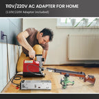 CS2 Portable PCP Air Compressor, 4500Psi/30Mpa, Oil-Free,Powered by Car 12V DC or Home 110V AC with Adapter (Included), Paintball Tank Compressor with Extra Moisture-Oil Separator