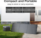 Portable Power Station DELTA 2 Max, 2400W LFP Solar Generator, Full Charge in 1 Hr, 2048Wh Solar Powered Generator for Home Backup(Solar Panel Optional)