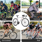 WEIZE Road Bike 700C Wheel City Commuter Bicycle Shimano 14 Speed Drop Bar Racing Adult Bike