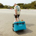 Igloo 52Qt Wheeled Cooler Insulated Hard Shell Ice Chest