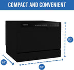 Farberware Compact 6-Station Dishwasher Portable Mini Countertop Dishwasher