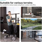 Elenker Knee Walker Steerable Medical Scooter Crutch Alternative
