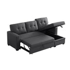 Anyan 83&prime;&prime; Wide Linen Reversible Sleeper Sofa &amp; Chaise